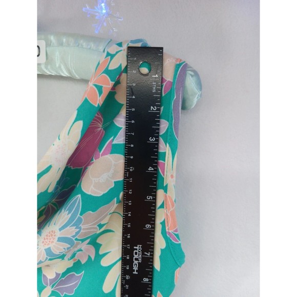 NWT See You Monday Dress Womens SZ M Cowl Neck Tied Halter Stretch Floral Print - Picture 9 of 16
